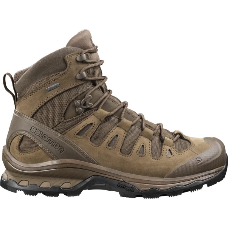 Brown Salomon Quest 4d GTX Forces 2 EN Men\'s Tactical Boots | IE QY9710